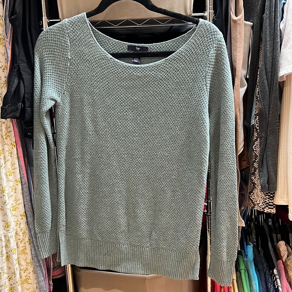 Gap xs green/blue sweater
